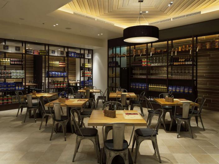 【事例】OBIKA MOZZARELLA BAR， Roppongi Hills 飲食 / イタリアン・フレンチ 46坪 | 内装建築.com